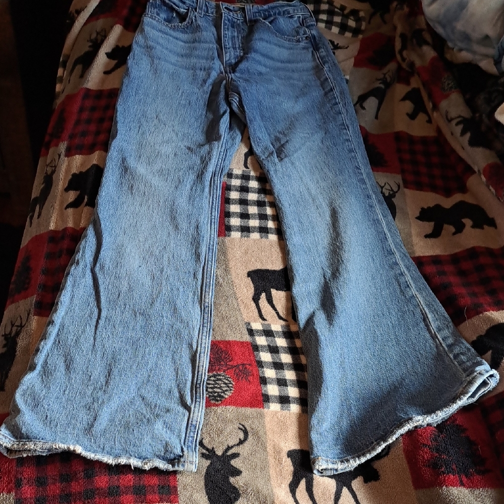 Blue Flared Women's Jeans